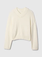 CashSoft Oversized V-Neck Sweater