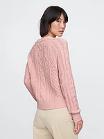 Classic Cable-Knit Sweater