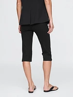 High Rise Ponte Capris