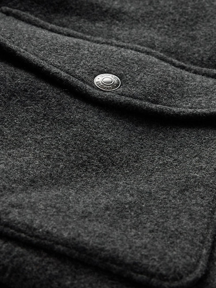 Kids Wool Bomber Jacket