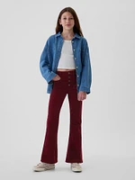 Kids High Rise Corduroy 70s Flare Pants