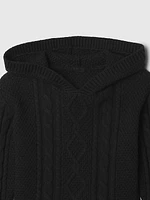 babyGap Hooded Cable-Knit Sweater