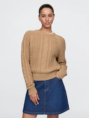 Classic Cable-Knit Sweater