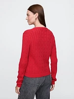 Cable-Knit Cardigan