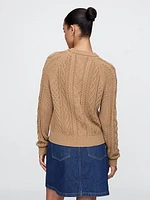 Classic Cable-Knit Sweater