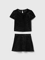 babyGap Sparkle Velour Outfit Set