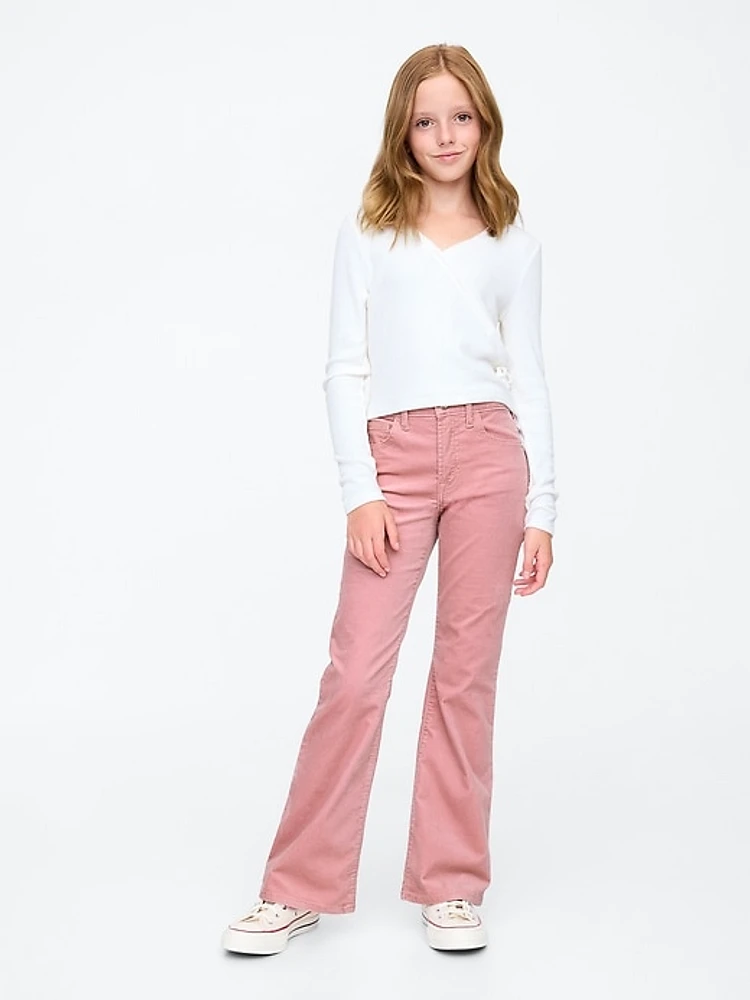 Kids High Rise '70s Flare Jeans