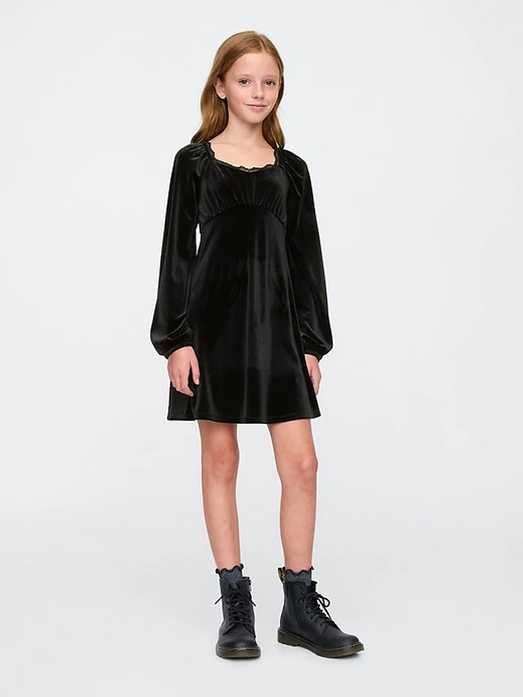 Kids Velvet Dress