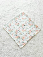 The Gilded Bird Spring Toile Organic Cotton Muslin Swaddle