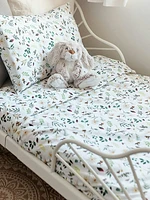 The Gilded Bird Colourful Animals Organic Cotton Toddler Duvet Cover and Pillow Case Set