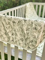 The Gilded Bird Spring Toile Bamboo Baby Blanket