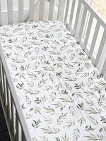 The Gilded Bird Safari Toile Fitted Crib Sheet