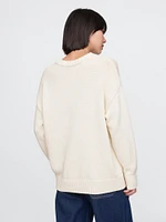 100% Cotton Oversized Boyfriend Sweater