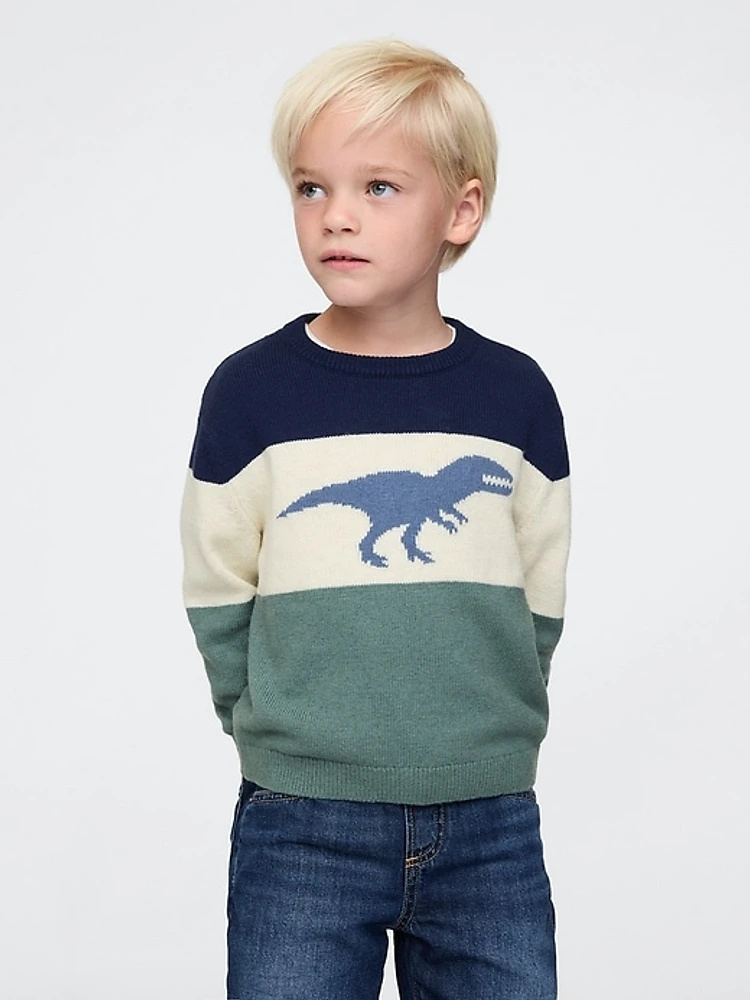 babyGap Dino Crewneck Sweater