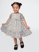 babyGap Puff Sleeve Polka Dot Tulle Dress