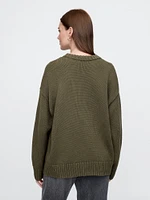 100% Cotton Oversized Boyfriend Sweater