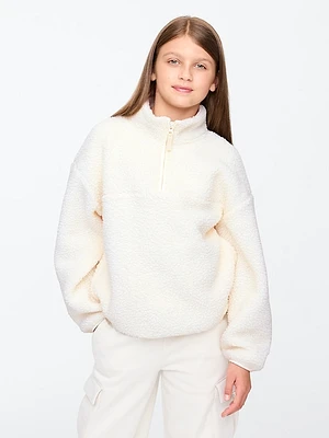 Kids Sherpa Half-Zip Pullover