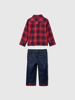 babyGap Flannel Outfit Set