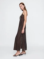 Recycled Velvet Maxi Slip Dress