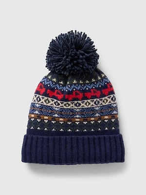 babyGap CashSoft Firetruck Fair Isle Beanie