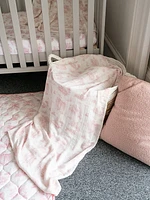 The Gilded Bird Spring Toile Organic Cotton Muslin Swaddle