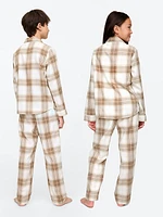 Kids Recycled Flannel PJ set