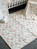 The Gilded Bird Safari Toile Quilted Playmat