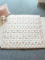 The Gilded Bird Safari Toile Quilted Playmat