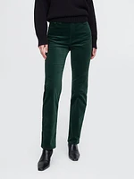 High Rise Velvet '90s Straight Pants