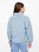 Kids Sherpa Half-Zip Pullover