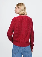 Classic Cable-Knit Sweater