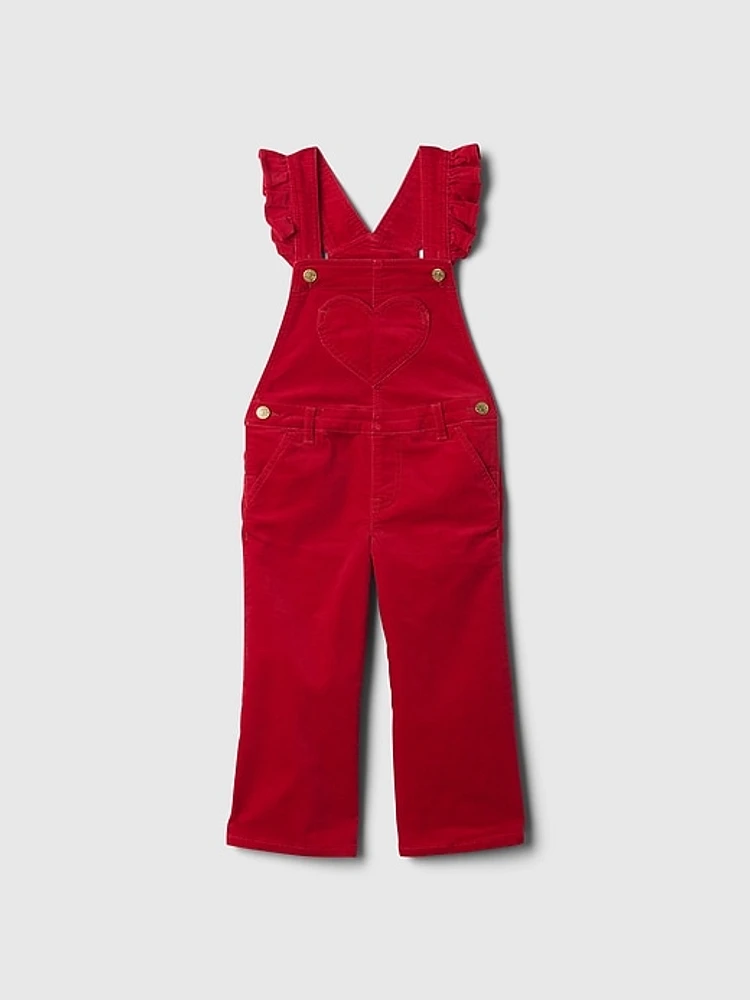 babyGap Velvet Heart Overalls