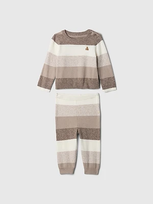 Baby CashSoft Striped Sweater Set