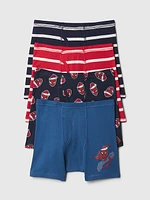 GapKids | Marvel Organic Cotton Spider-Man Holiday Boxer Briefs (4-Pack)