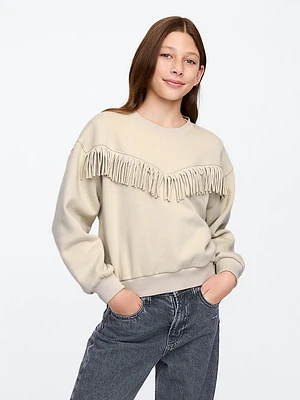 Kids Vintage Soft Fringe Sweatshirt