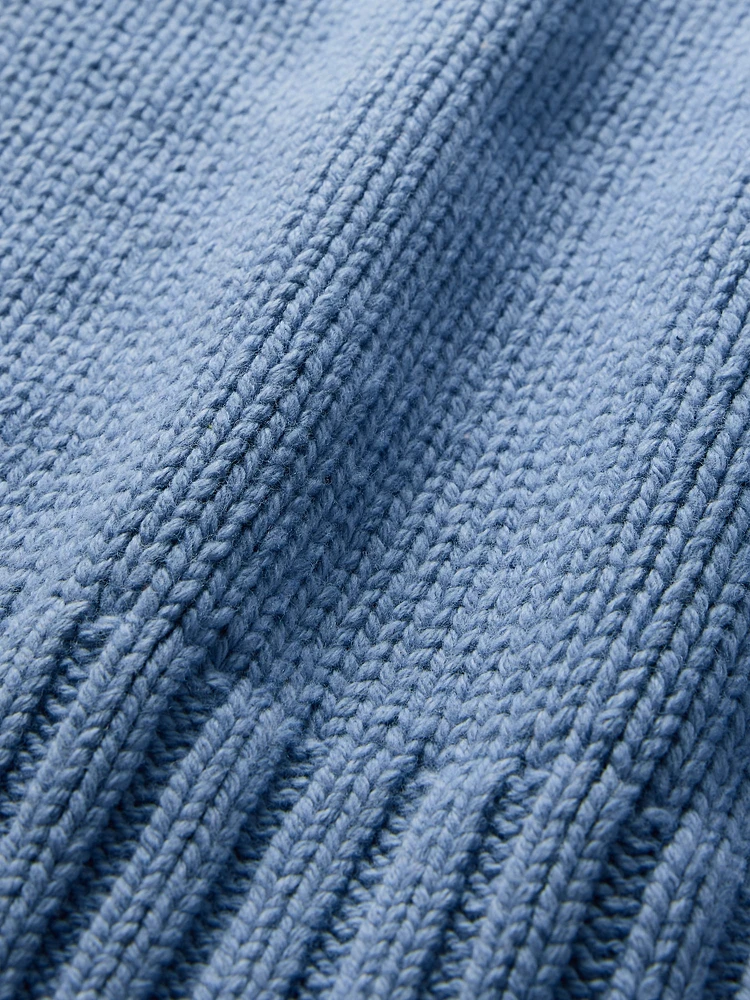 Relaxed Balloon-Sleeve Sweater