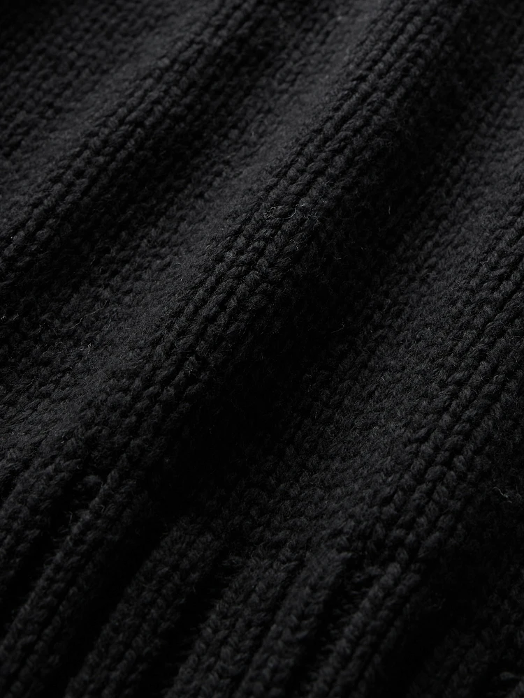 Relaxed Balloon-Sleeve Sweater