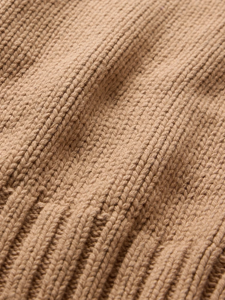 Relaxed Balloon-Sleeve Sweater