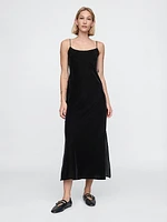 Recycled Velvet Maxi Slip Dress