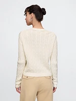 Cable-Knit Cardigan