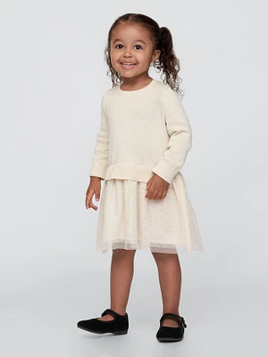 babyGap 2-in-1 Sweater Tulle Dress