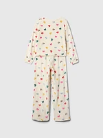 Kids Recycled Cozy Cropped PJ Set