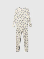 Kids Organic Cotton Henley PJ Set