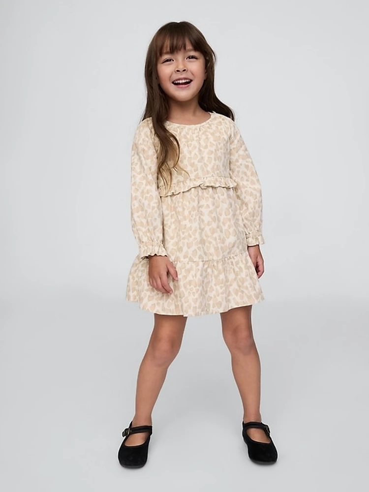 babyGap Tiered Leopard Corduroy Dress