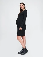 Maternity CashSoft Rib Midi Sweater Dress