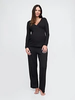 Maternity Rib PJ Set