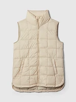 Recycled Lightweight Quilted Puff Vest