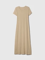 Modern Rib Maxi T-Shirt Dress