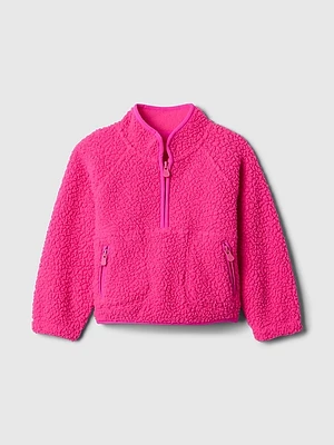 Baby & Toddler Sherpa Half-Zip Pullover