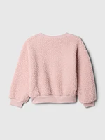 babyGap Sherpa Logo Sweatshirt